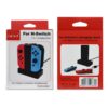 Base de Carga Compatible Para 4 Joy-Con Negra