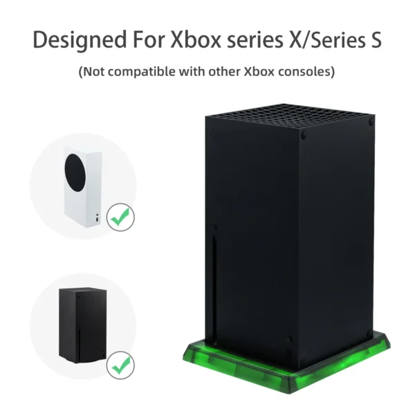 nxb-000023-06_669dc32f-ac96-415c-8b99-581fc0982e6e_1024x1024@2x Base Soporte Vertical con Luz RGB y Control Remoto Para Xbox Series X|S