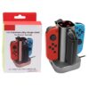 Base de Carga de Aluminio Para Joy-con 4 en 1 Gris
